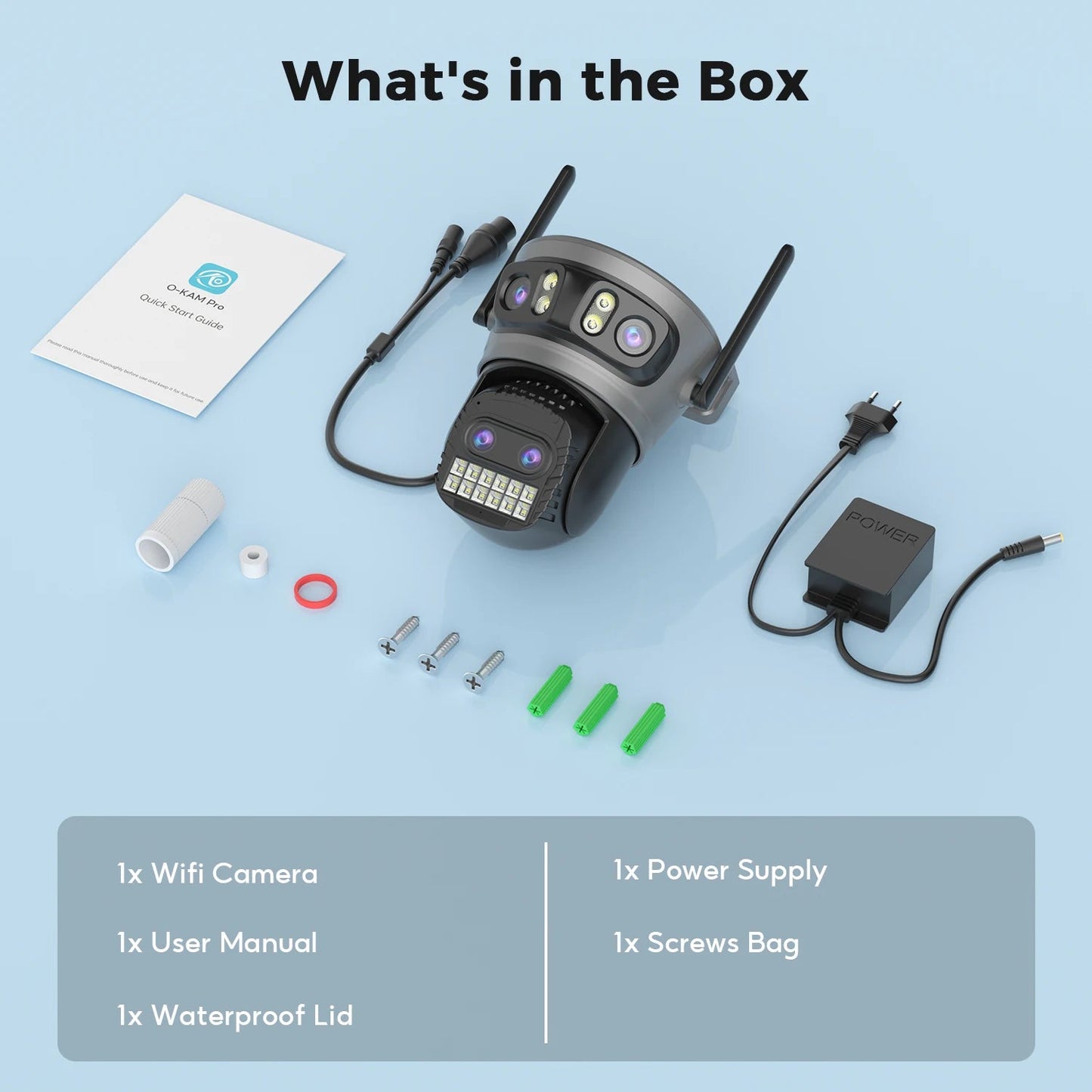 20MP Outdoors Wifi Camera 10K HD Three Lens Security 5G PTZ IP Camera 10X Digital Zoom Lens Human AI Auto Detect Tracking Camera sayaragear
