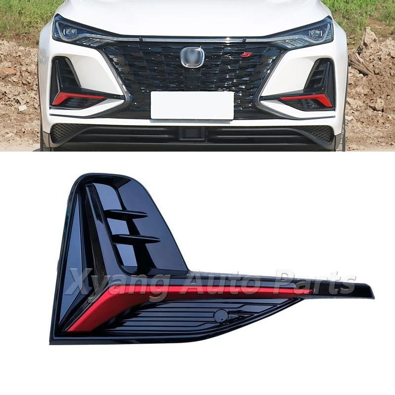 Front Bumper  Decoration Strips  For Changan CS75 Plus 2019-2022 Front Fog Lamp Decorative Cover sayaragear