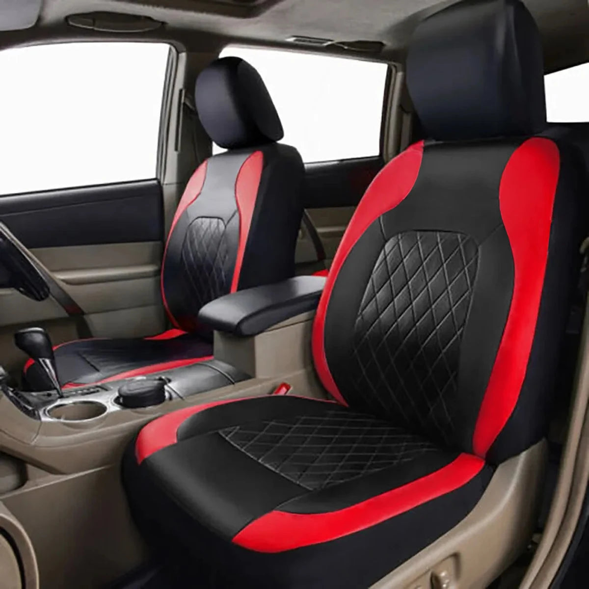All Season Quited PU Leather Car Seat Cover Full Surrounded Seat Protector Waterproof Universal Fit Sedan Suv Pick-up Truck Seat sayaragear