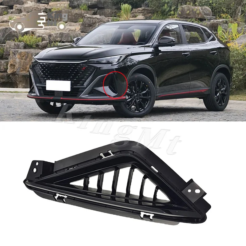 For Changan X5 PLUS Foglight Fog Foglamp Light  Frame Cover Lid Front Bumper Fog Lamp Replacement Frame Cover Housing sayaragear