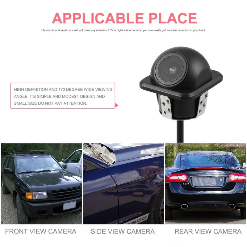 Car Backup CCD Front Rear View Camera 170 Degree Wide Angle Waterproof Without Guide Line Auto Parking Sensor System sayaragear