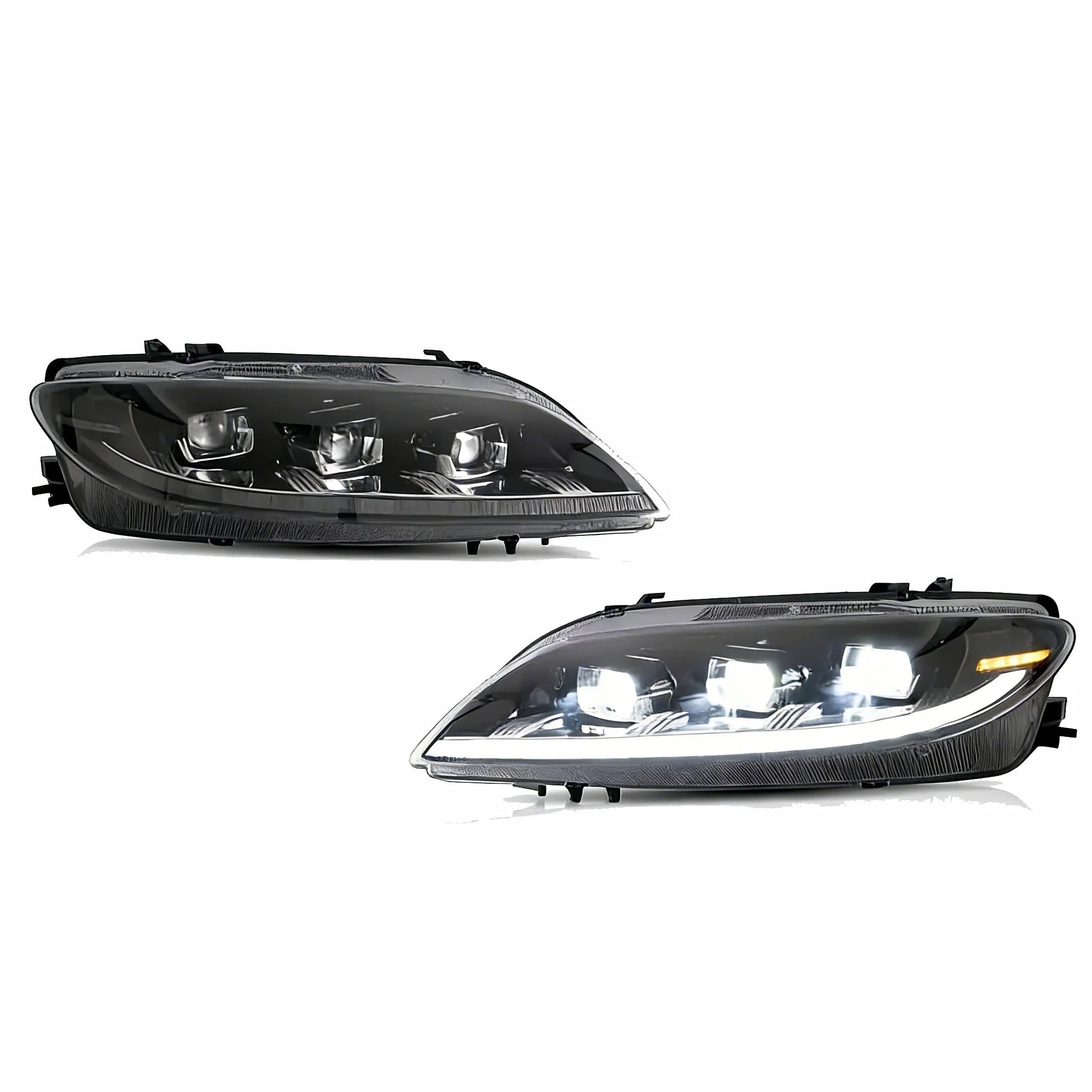 Vland 2002-2008 6 1th Gen (GG1) Pre-Facelift Sedan LED Matrix Projector Headlights Black sayaragear