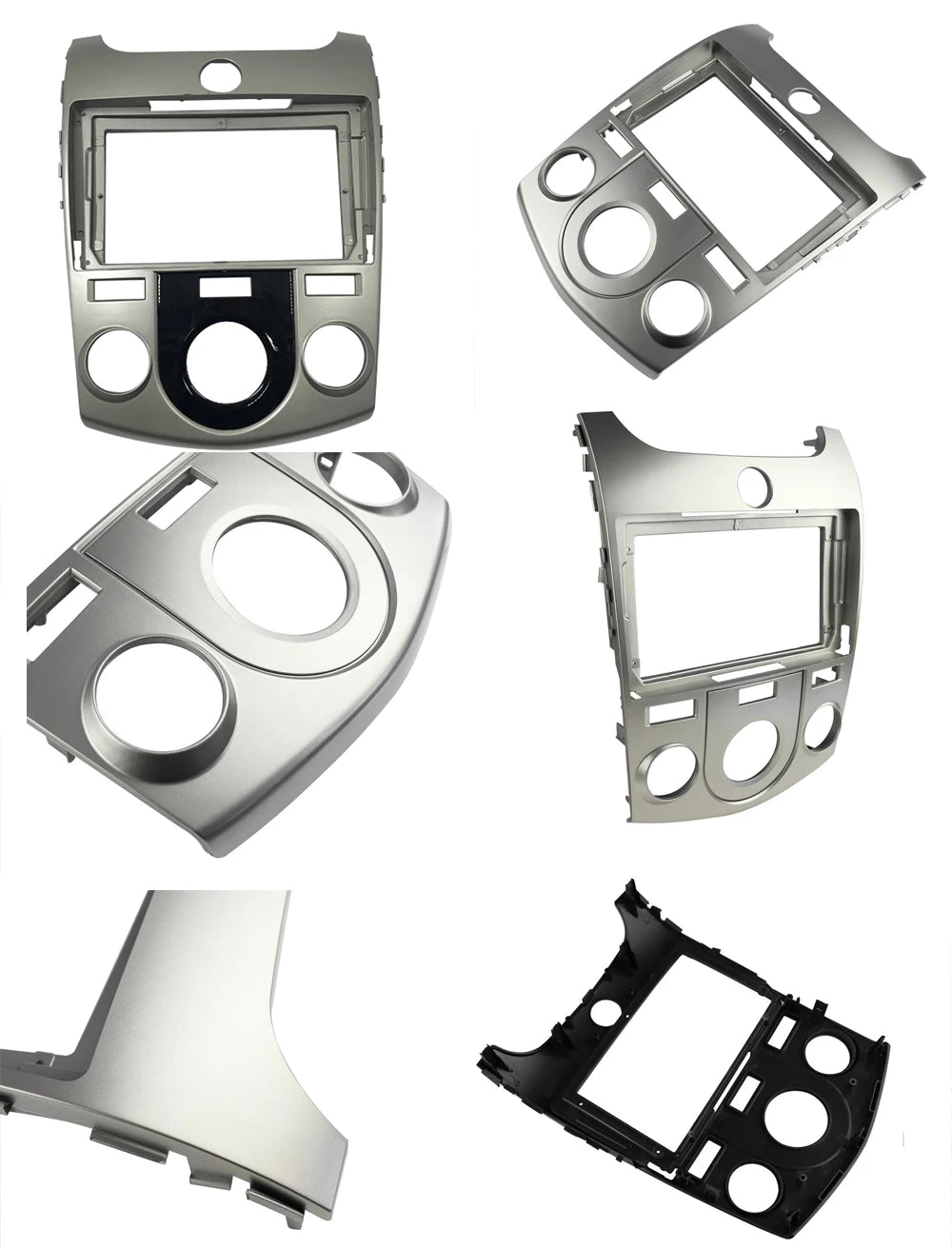 Car Frame Fascia Adapter Android Android Radio Dash Fitting Panel Kit For KIA Cerato Forte 2009-2017 sayaragear