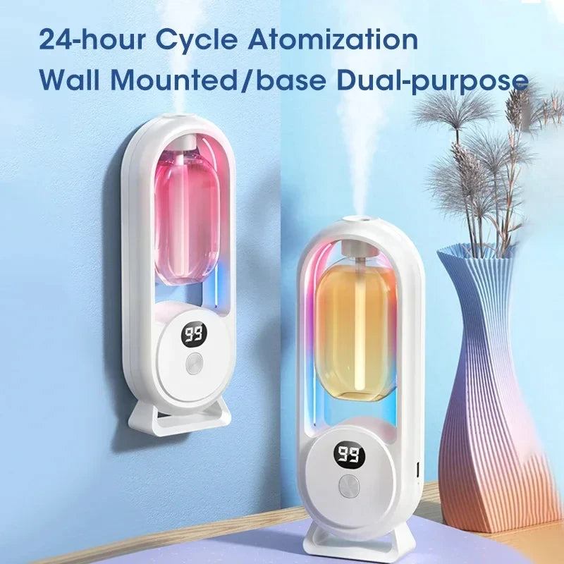 Automatic Home Fragrance Machine Essential Oil Diffuser Nebulizer Perfume Scent Machine for Kitchen and toilet deodorization sayaragear