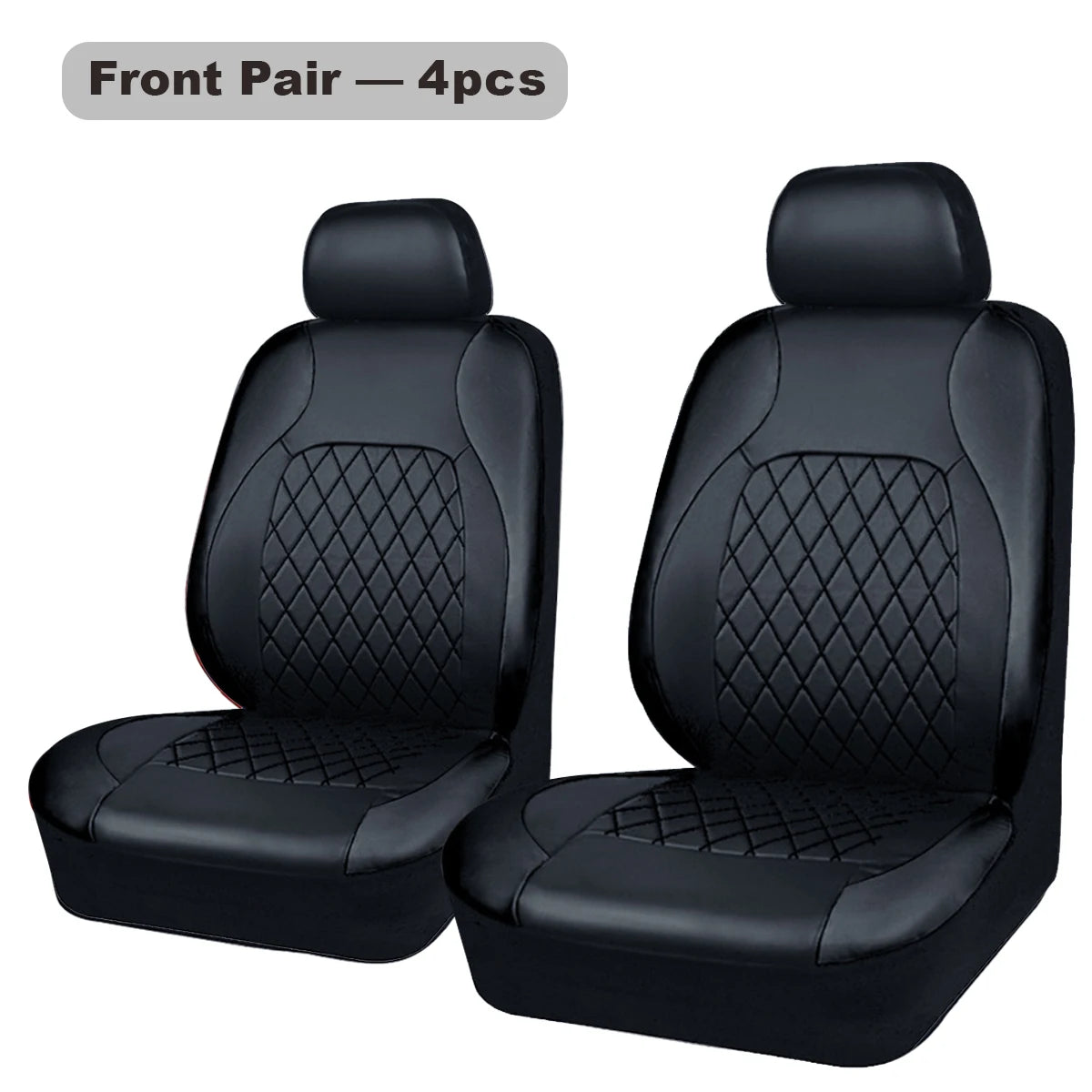 All Season Quited PU Leather Car Seat Cover Full Surrounded Seat Protector Waterproof Universal Fit Sedan Suv Pick-up Truck Seat sayaragear