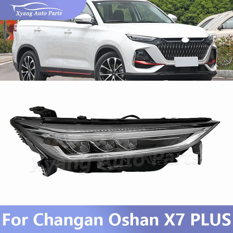 For Changan Oshan X7plus DRL LED Daytime Running Light Front Bumper Lamp Fog Light Auto Parts sayaragear