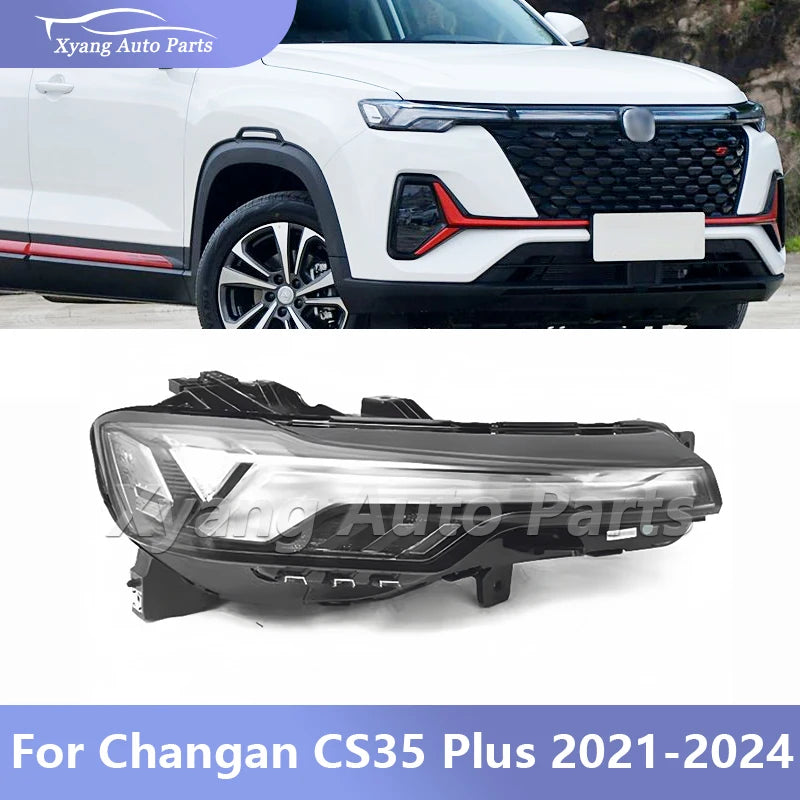 Front Day Running Lights Front Fog Lights Front Bumper Lights For Changan CS35 Plus 2021-2024 sayaragear