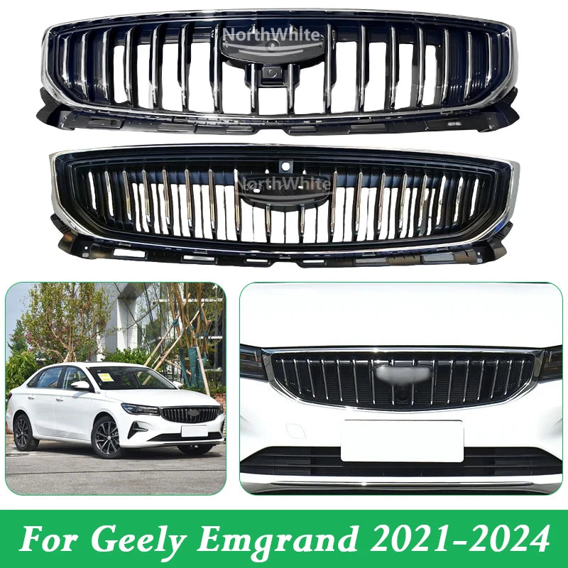 Front Bumper Grille Mask Radiator Grille For Geely Emgrand 2021-2024 SS11 Racing Grills 6608170610 6013045200 sayaragear