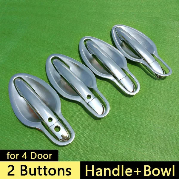 for Mazda 3 Axela 2014 - 2018 BM Luxurious Chrome Door Handle Cover Trim Set 2015 2016 2017 Car Accessories Stickers Car Styling sayaragear