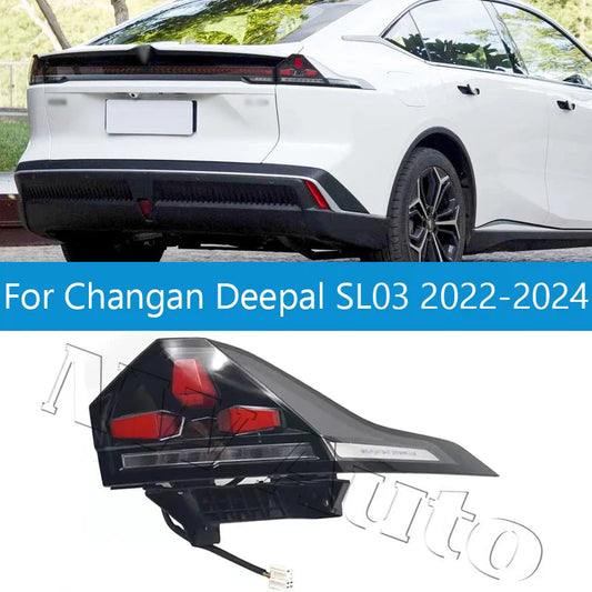 Rear Bumper Taillight For Changan Deepal SL03 2022 2023 2024 Taillamp Rear Brake Lamp Stop Light sayaragear