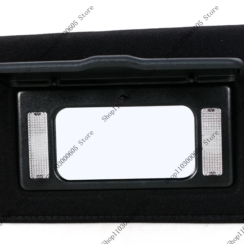 For Chevrolet Corvette C5 1997-2004 Auto Accessories Cabin Interior Black Sun Visor with Vanity Mirror and Light 10442033 - sayaragear