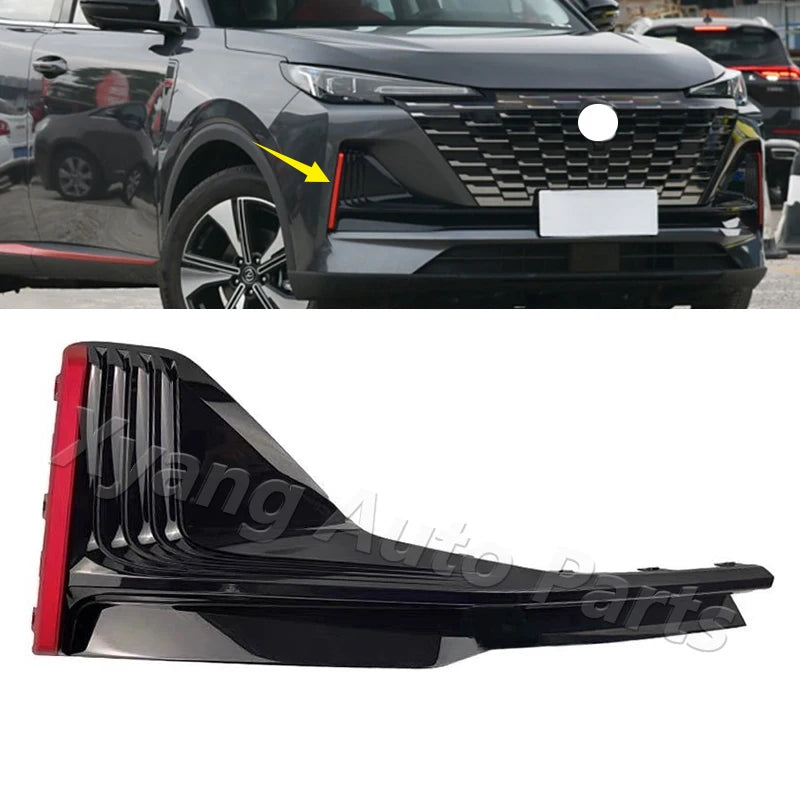 Front Bumper Foglight Frame For Changan CS55 Plus 2022 2023 Fog Lamp Cover Plate Moulding 2803330-AW20 2803330-AW21 sayaragear