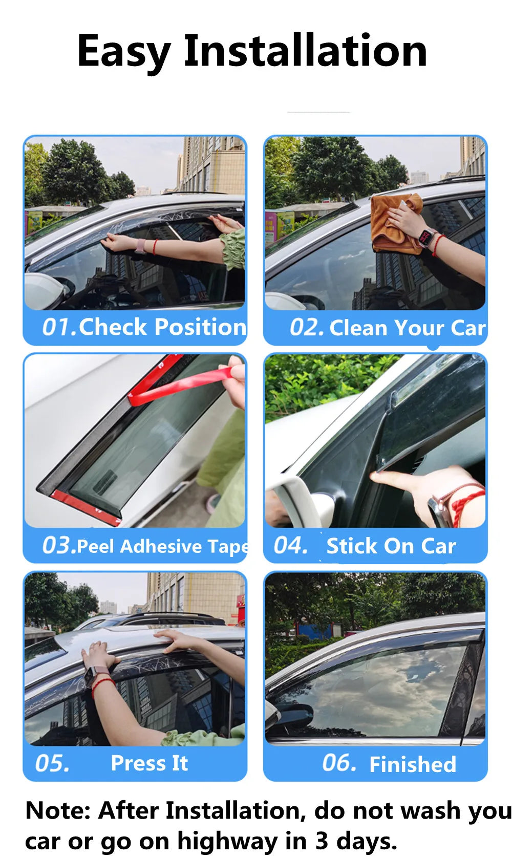 For Mitsubishi Outlander 2014-2020 Cars Accessories Window Visors Rain Sun Guard Vent Wind Deflector Weathershield Moulding Trim sayaragear