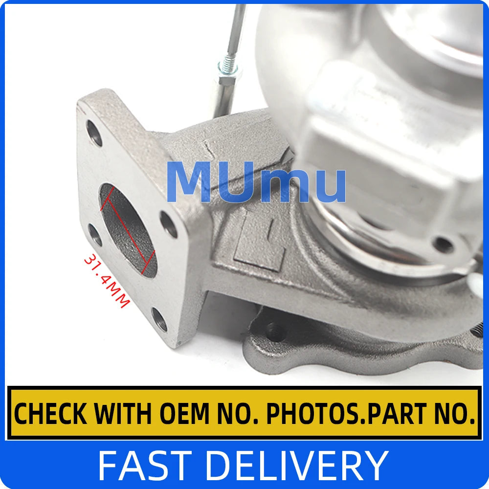 TD03 VD410096 Turbocharger for Kubota V2403 Engine 49131-02000 49131-02010 49131-02020 49131-02030 49131-02080 49131-02090 sayaragear