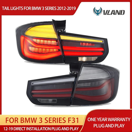 Vland 12-19 3 Series F31 LED Tail Lights LCI-Style Rear Lamp Assembly Upgrade sayaragear