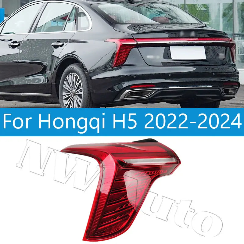 LED Flowing Taillights For Hongqi H5 2022 23 24 Taillight Taillamp Brake Light Rear Turn Light sayaragear