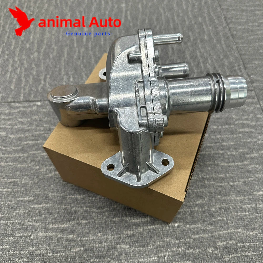 Aluminum thermostat for Land Range Rover Sport Discovery LR3 LR4 Jaguar XF 2.7 3.0 diesel Housing Water Outlet LR073372 sayaragear