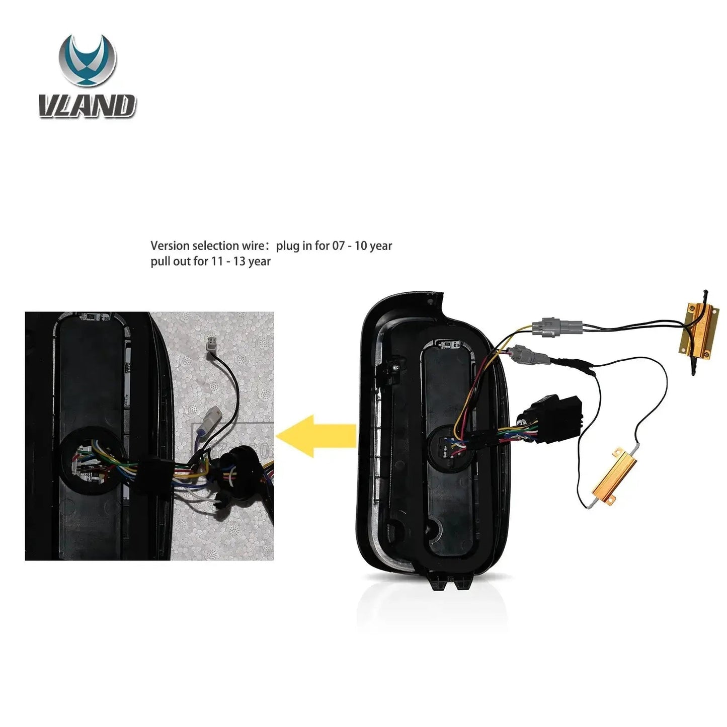 Vland Full LED Tail Lights for 07-14 Cooper Clubman R55 Vehicle Lighting Accessory sayaragear
