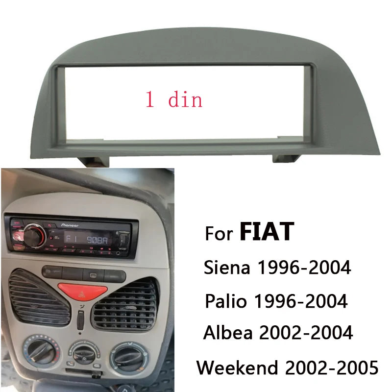 For Fiat Palio 1996-2004 Siena 2002-2004 Fascias Single-layer CD Card Machine Modification Bracket DVD Modification Face Frame sayaragear