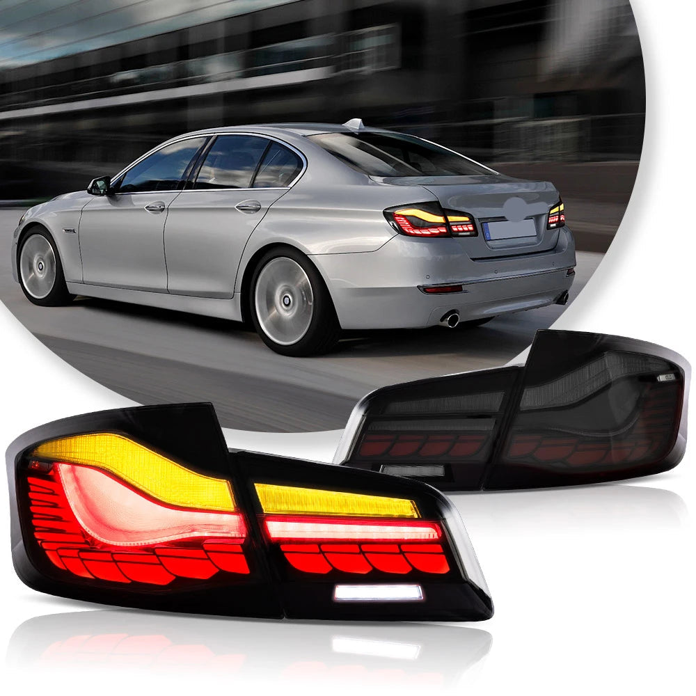 Vland 2011-2017 5 Series M5 F10 F18 OLED Tail Lights With Dynamic Welcome Lighting [CS Style] sayaragear