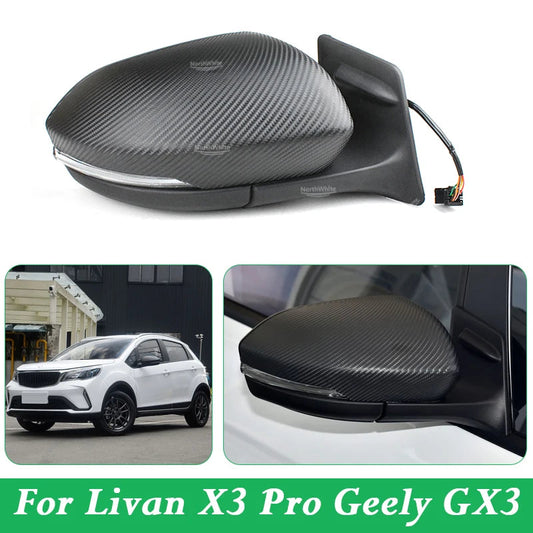 For LiVAN X3 Pro Geely GX3 Car Outside Rearview Mirror Assembly Side Rear View Mirror sayaragear