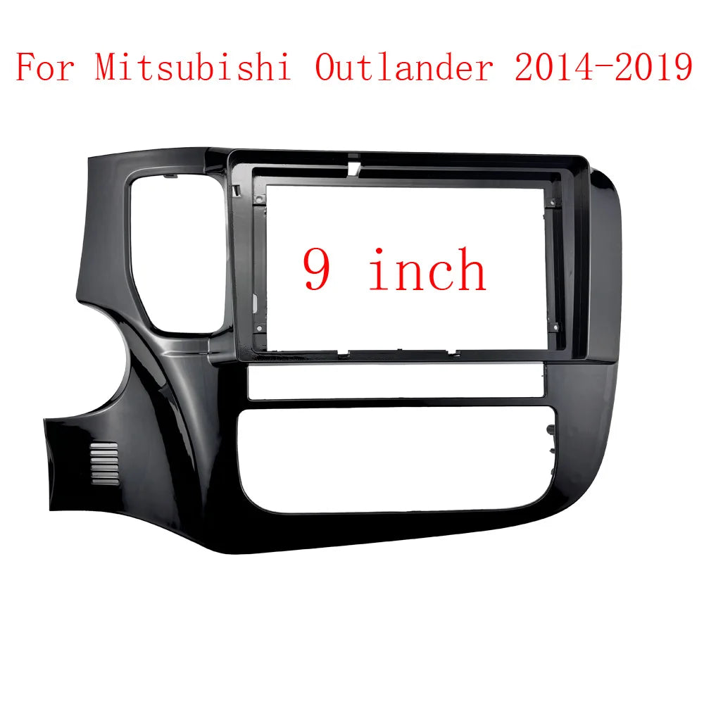 9 INCH Car Frame Fascia For Mitsubishi Outlander 3 2012-2018 Adapter Canbus Box Decoder Cable Radio Dash Head Unit Panel Kit sayaragear
