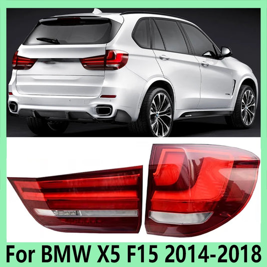 Tail Light For BMW X5 F15 2014 2015 2016 2017 2018 Auto Parts Rear Bumper Headlight Brake Warning Light Turn Signal 63217470885 - sayaragear