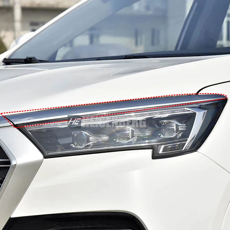 Headlight Decorative Strips For Jetour X95 2020-2022 F08-8401118FL F08-8401117FL sayaragear
