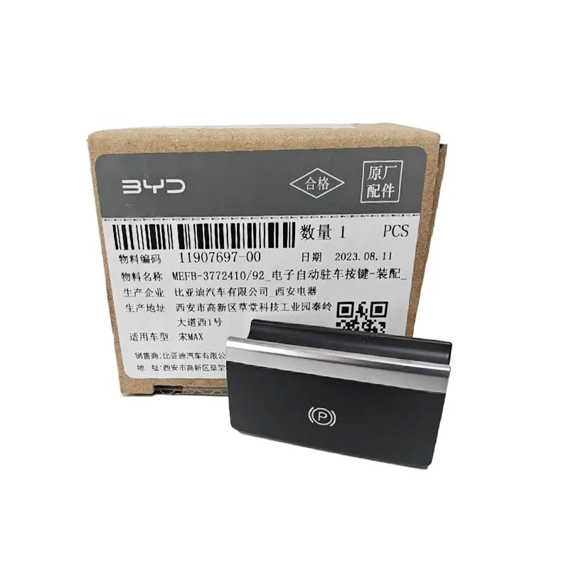 Electronic Automatic Parking Button for BYD SONG MAX EPB Electronic Handbrake Switch Car Accessories - sayaragear