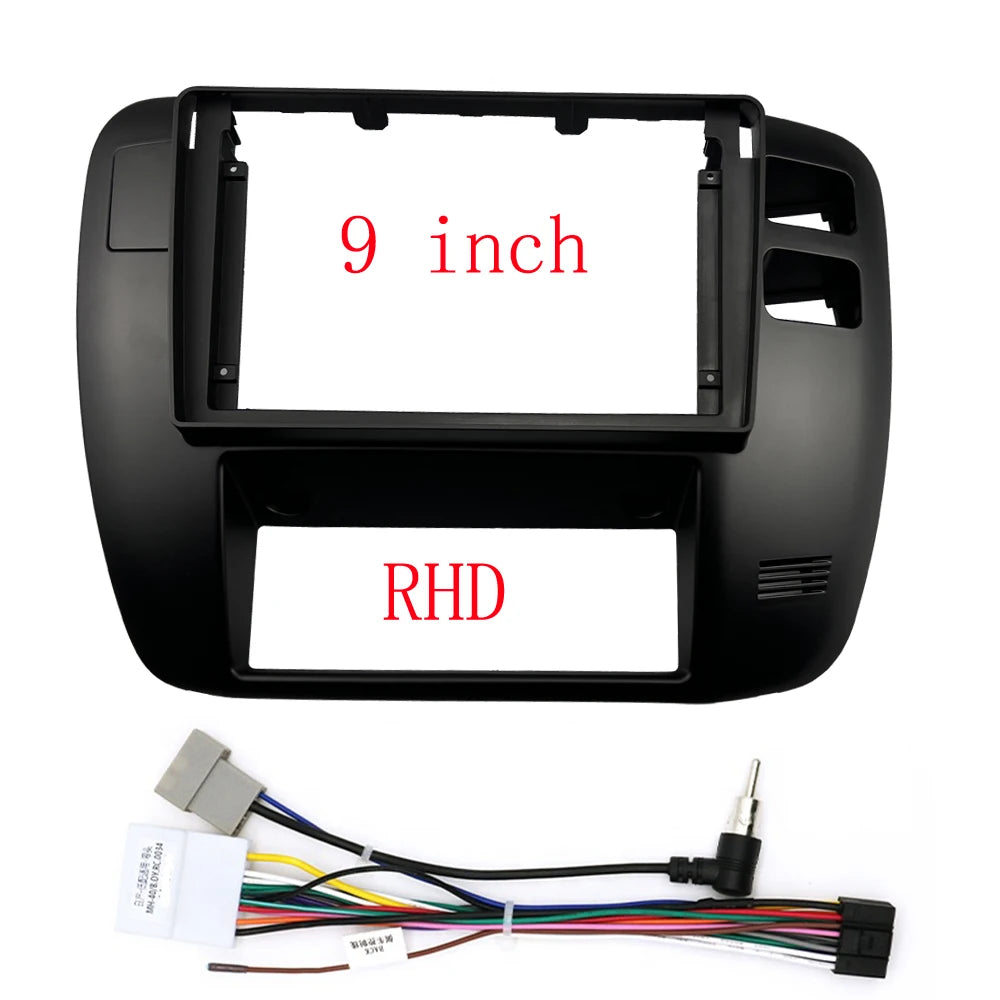 Car Android Radio Frame GPS Stereo Player 2DIN Head Unit Car Radio Fascias Dash Frame Panel For 1997-2005 NISSAN PATROL (9INCH) sayaragear