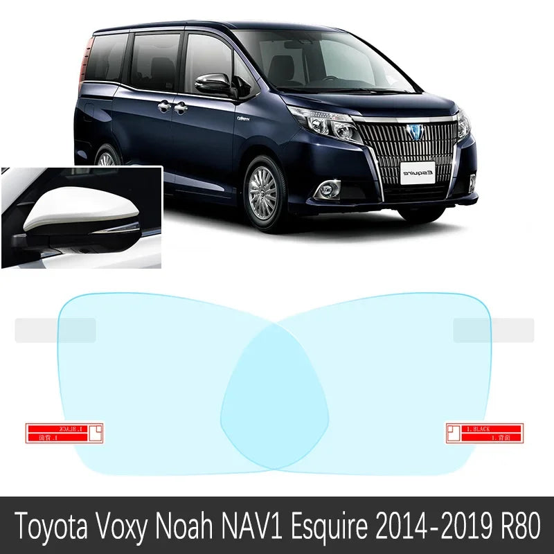 for Toyota Noah Voxy NAV1 Esquire 2007~2019 R70 R80 70 80 Car Rearview Mirror Protective Film Rainproof Anti Fog Car Sticker sayaragear