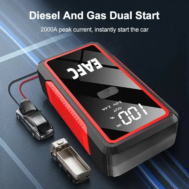 Car Jump Starter 2000A Power Bank Portable Car Battery Charger for 12V Auto Starting Device Petrol Diesel Emergency Booster sayaragear
