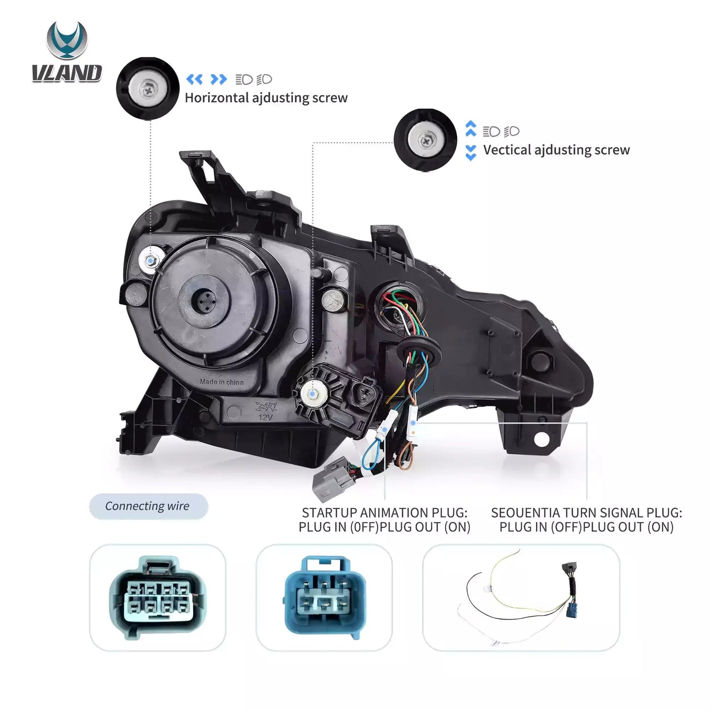 Vland 12–21 86 Subaru BRZ Scion FR-S RGB Headlights Full LED with DRL Color Changing Front Headlamp Assembly Upgrade sayaragear