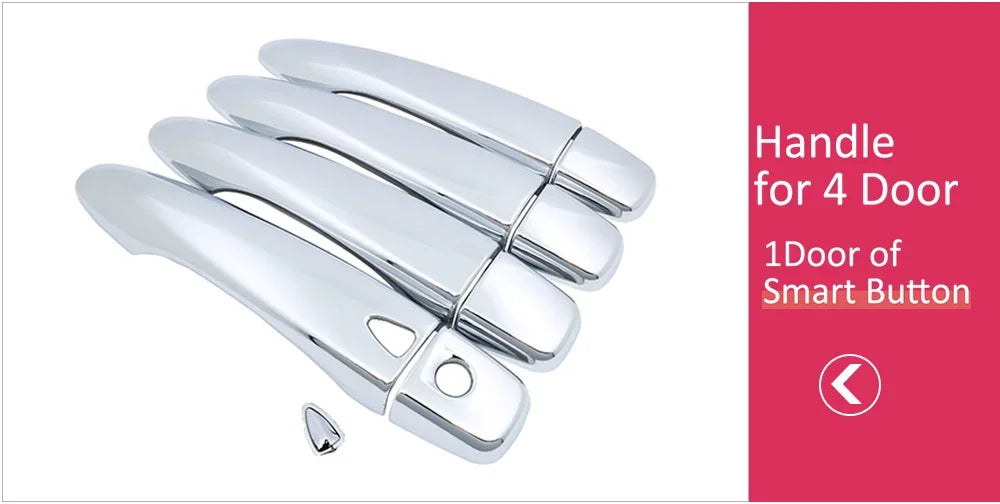 Luxury chrome door handle cover trim protection cover for Renault Koleos Samsung QM6 MK2 2017~2020  Car accessory sticker 2018 sayaragear