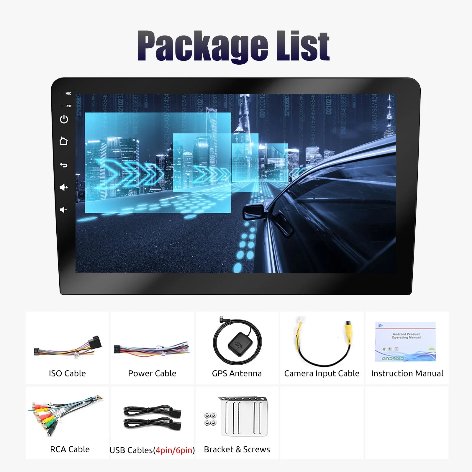 ESSGOO 7 9 10" Car Radio Android Auto Carplay Car Stereo Multimedia Player Universal WIFI GPS Autoradio Car Intelligent Systems sayaragear
