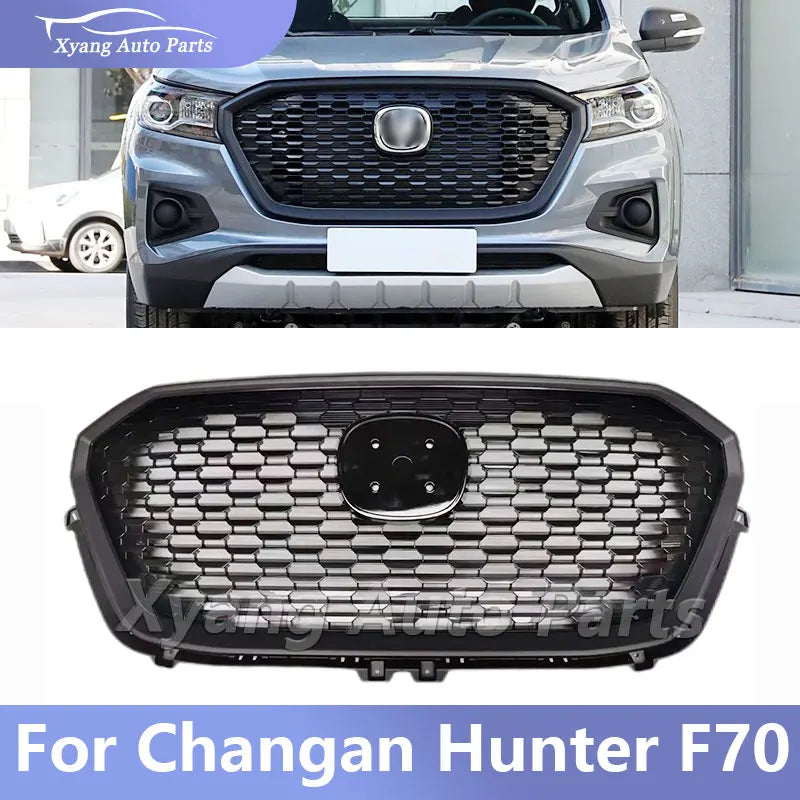 Radiator Bumper GrilleFor Changan Hunter F70 Bumper Grill Mask Medium Net Racing Grills Auto Grille sayaragear