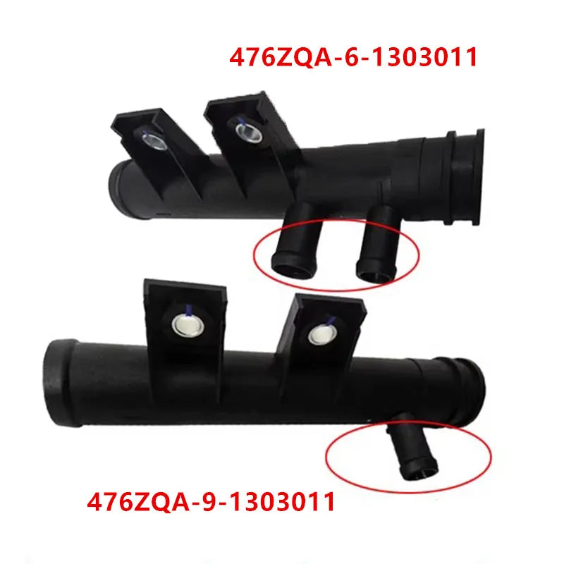 Water Pump Inlet Pipe Joint for BYD SONG / PRO / PLUS / MAX QIN PRO Car Accessories 476ZQA-6-1303011  476ZQA-9-1303011 sayaragear