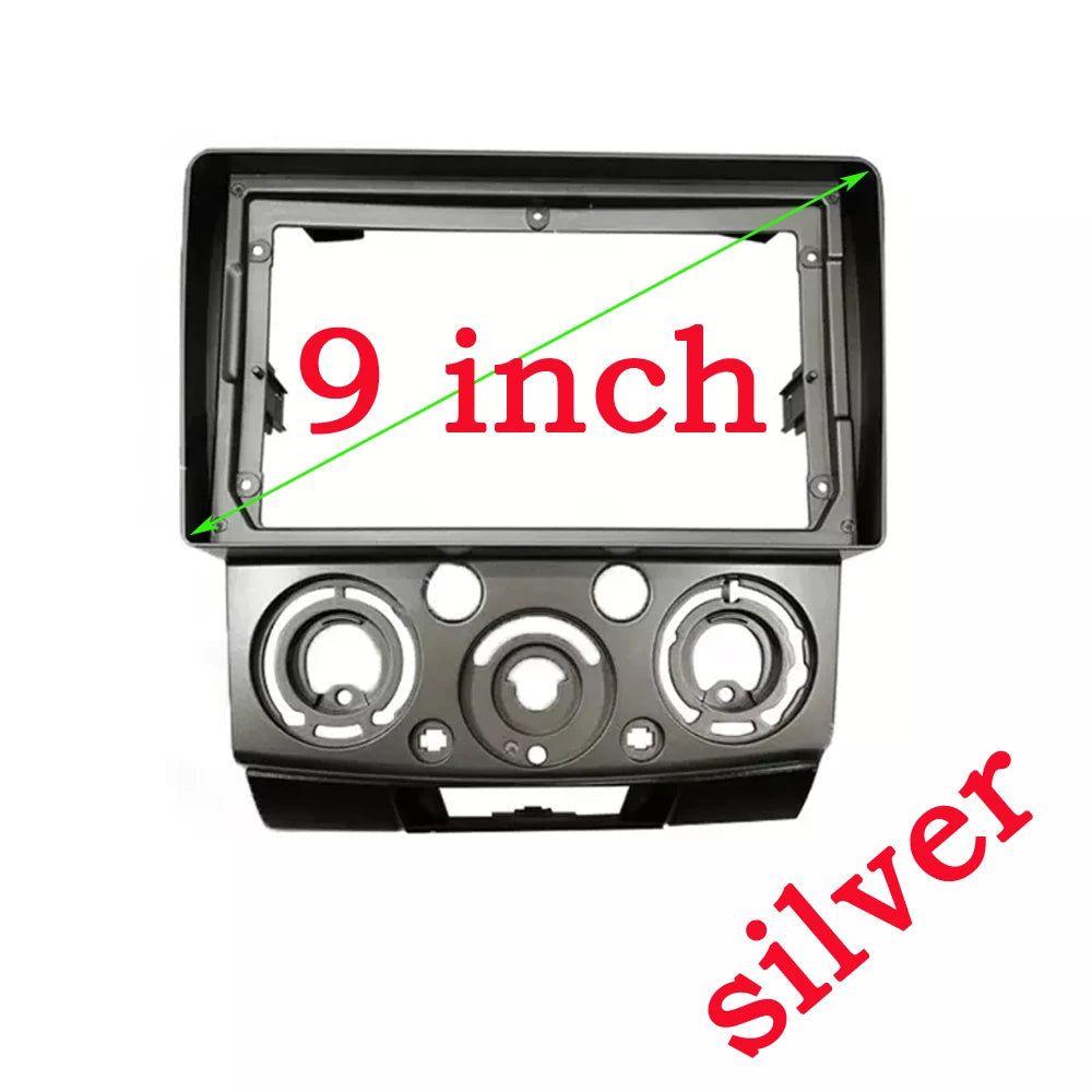For FORD 2006-2010 Everest Ranger Mazda BT-50 9 inch Car Radio Android Plastic Fascias Panel Dashboard Frame cables sayaragear