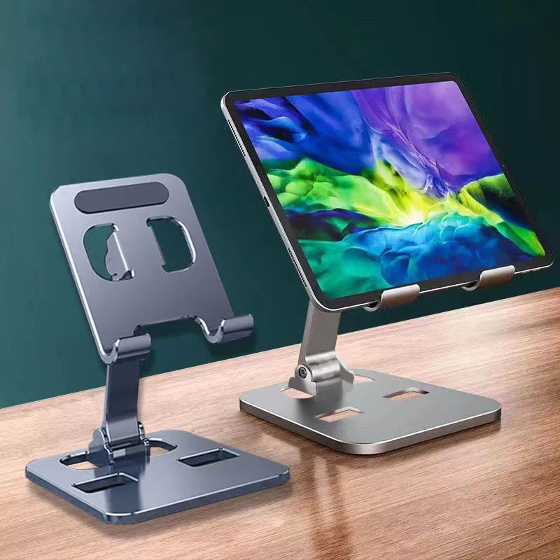 Universal All Aluminum Alloy Foldable Desk Phone Holder Mount Stand For Mobile Phone Holder For Tablet Desktop Metal Holder sayaragear