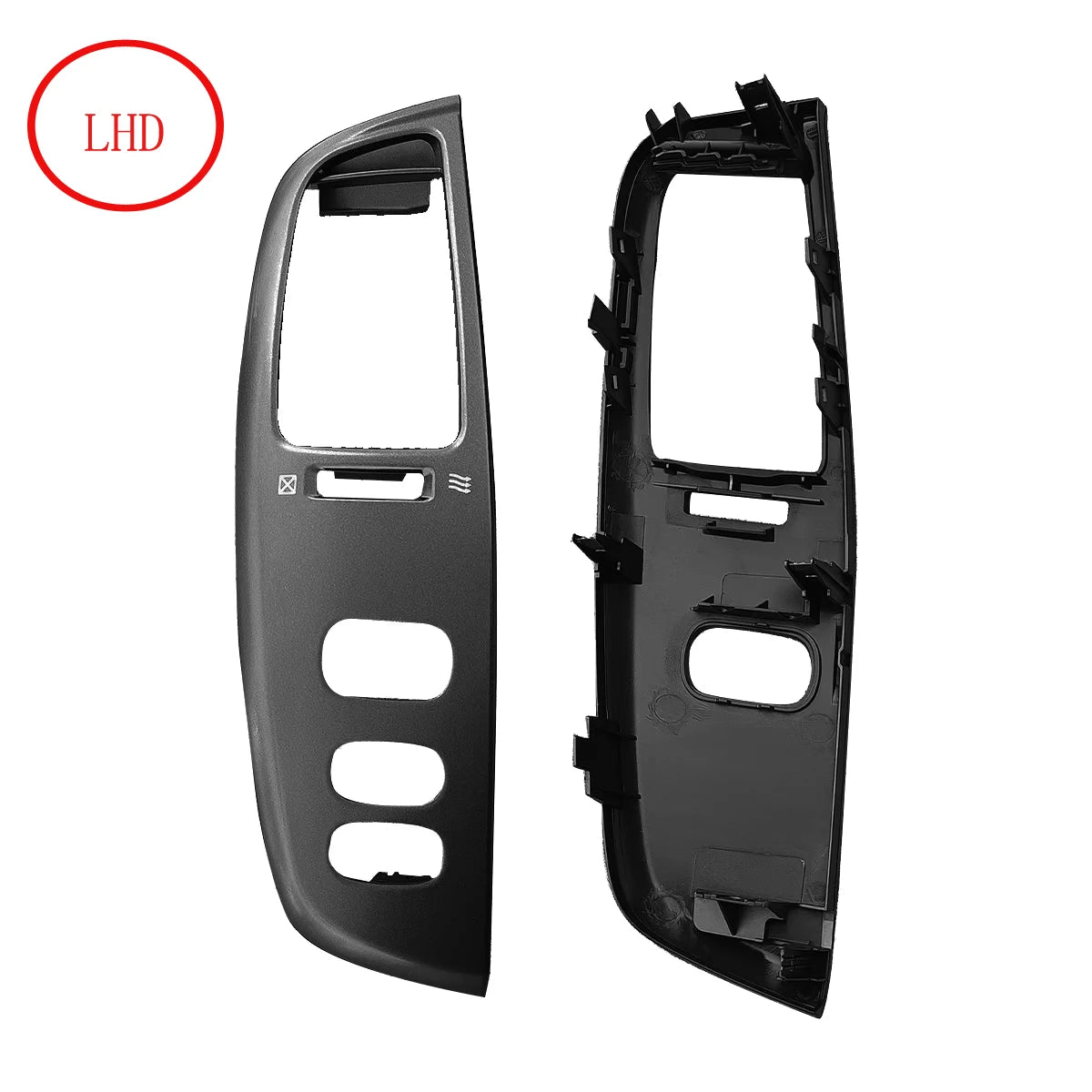 Car Dashboard Air Vent Frame Panel Cover for Toyota Land Cruiser 100 LC100 FJ100 Ujz100 1997-2007 LHD Matte Black sayaragear