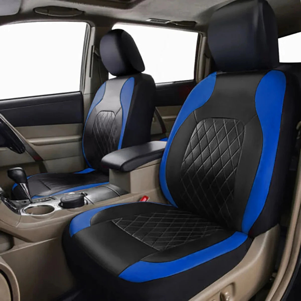 All Season Quited PU Leather Car Seat Cover Full Surrounded Seat Protector Waterproof Universal Fit Sedan Suv Pick-up Truck Seat sayaragear