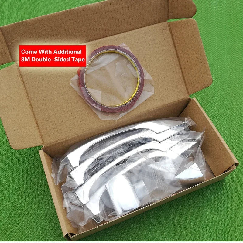 for Mazda 3 Axela 2014 - 2018 BM Luxurious Chrome Door Handle Cover Trim Set 2015 2016 2017 Car Accessories Stickers Car Styling sayaragear
