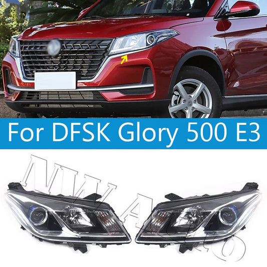 Front Headlight Head Light Headlamp For DFSK Glory 500 E3  Front Bumper  Headlight sayaragear