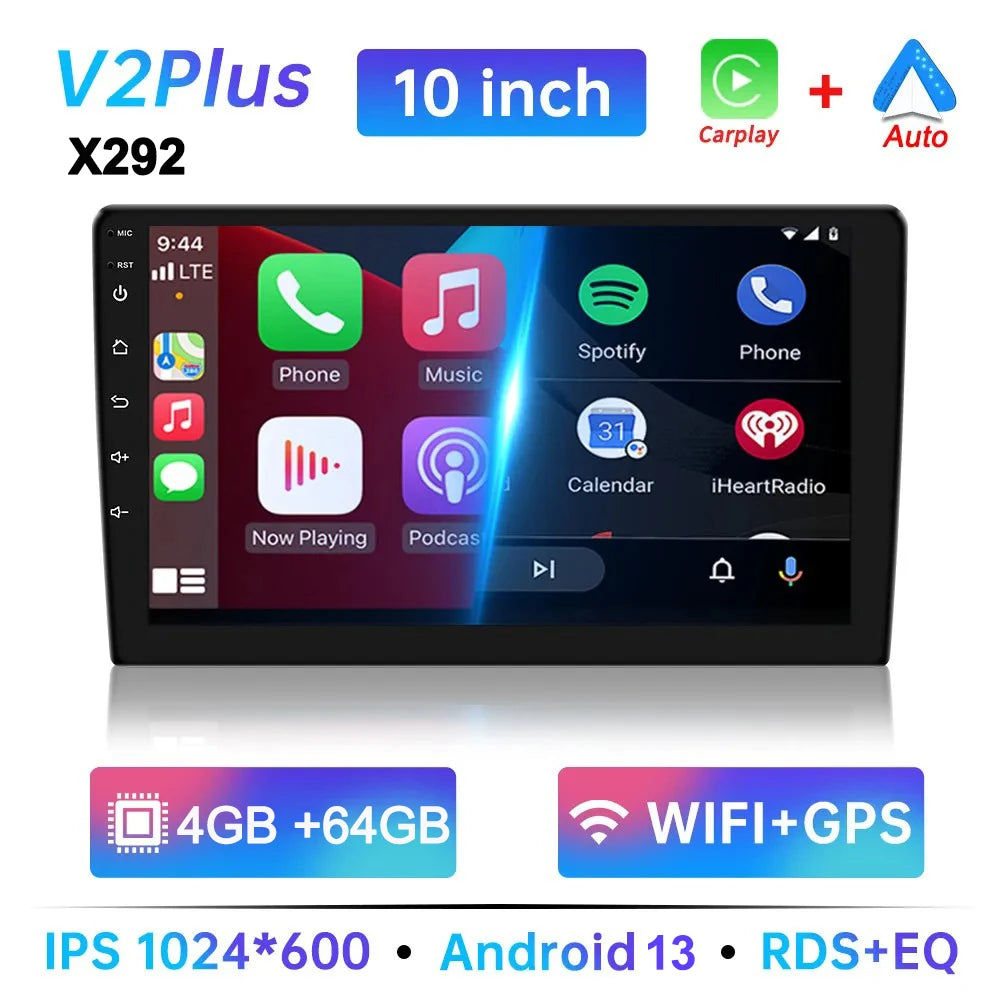 7/9/10 inch Universal Android 13 Car Radio 32G/64G Autoradio android 2 Din car radio GPS BT Central Multimedia Smart car systems sayaragear