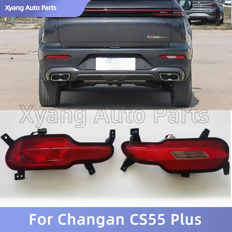 Rear Bumper Lamp Rear Reflector Lights For Changan CS55 Plus  55HGD0051 55HGD0052 sayaragear