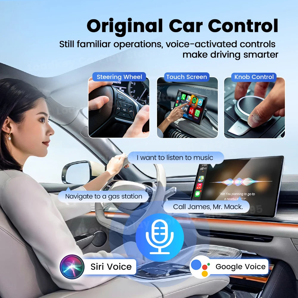 New CarlinKit Mini Ultra3 Wireless CarPlay Adapter Android Auto Wireless Dongle 2-In-1 Wireless Adapter Auto Connect 5.8G Wifi sayaragear