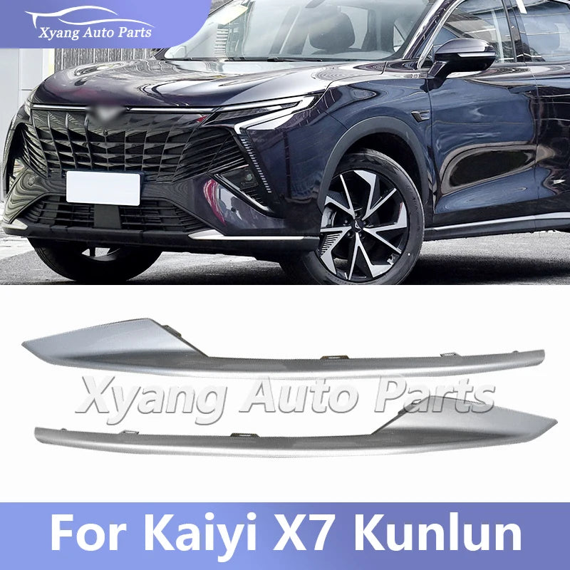 Front Bumper Molding  Trim For Kaiyi X7 Kunlun F02-280301501AADQ F02-280301601AADQ sayaragear