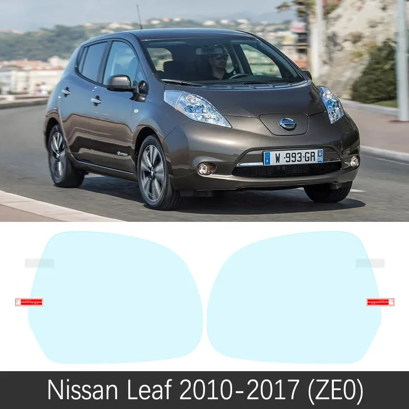 Full Cover Anti Fog Film Rearview Mirrors for Nissan Leaf 2010~2020 ZE0 ZE1 Car Stickers Accessories 2012 2014 2015 2017 2018 sayaragear
