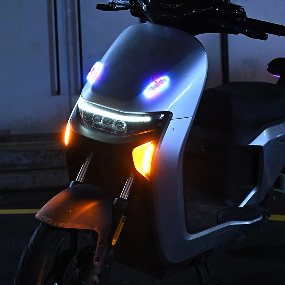 Solar Flashing Warning Light LED Warning Safety Flashing By Strobe Light Adjustable Auto Parking Lamp Rear Warning Light sayaragear