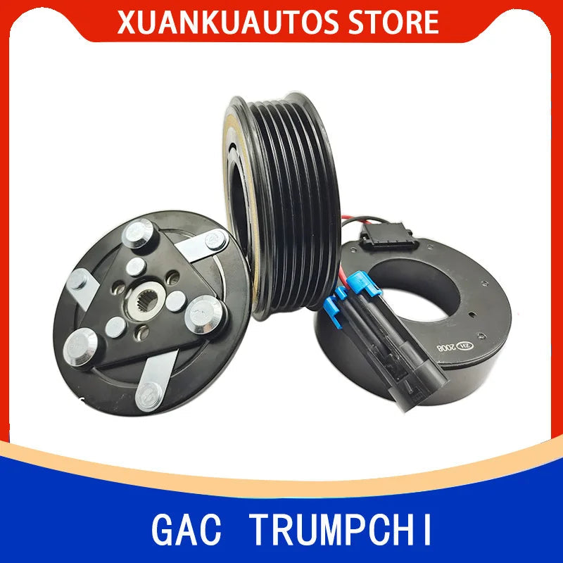 Air conditioning compressor electromagnetic clutch pump head pulley bearing coil For Trumpchi GA3 GS3 GA4 GS4 GS5 GS8 sayaragear